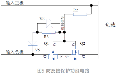 過欠壓、防反接電路